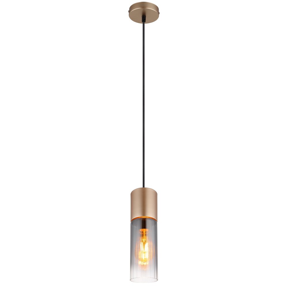 Oświetlenie Globo Annika Lampa wisząca Brązowy, 1-punktowy main product photo