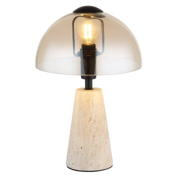 lampa grzyb  Oświetlenie Globo Lars lampa stołowa szary, 1-punktowy