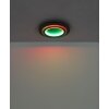Oświetlenie Globo Jayden Lampa sufitowa LED Czarny, 1-punktowy, Zdalne sterowanie, Zmieniacz kolorów