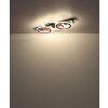 Oświetlenie Globo Jayden Lampa sufitowa LED Szary, Czarny, 1-punktowy, Zdalne sterowanie, Zmieniacz kolorów