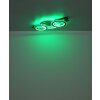 Oświetlenie Globo Jayden Lampa sufitowa LED Szary, Czarny, 1-punktowy, Zdalne sterowanie, Zmieniacz kolorów