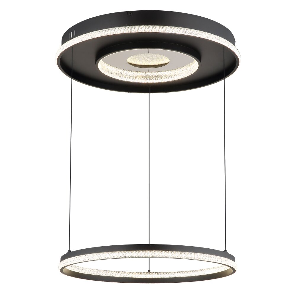 Oświetlenie Globo Marsh Lampa wisząca LED Czarny, 1-punktowy, Zdalne sterowanie main product photo