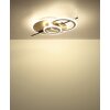 Oświetlenie Globo Norris Lampa sufitowa LED W kolorze szampana, Chrom, 1-punktowy