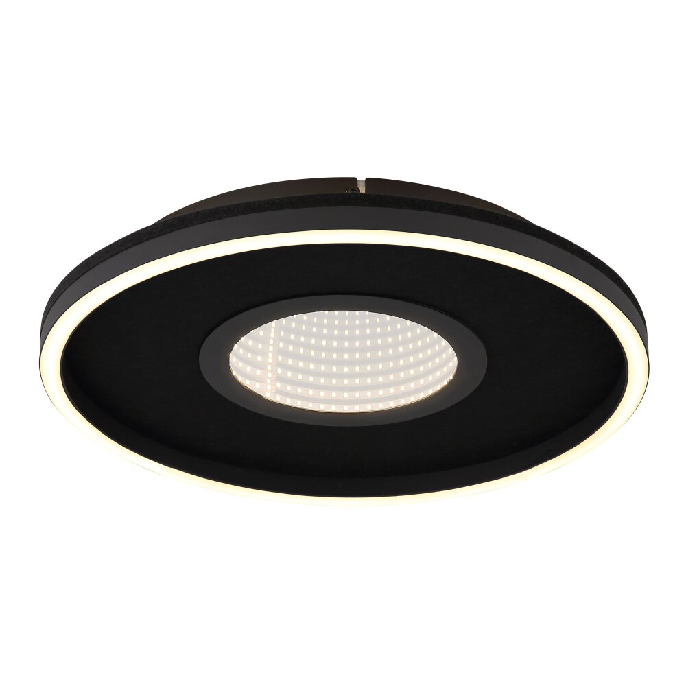 Oświetlenie Globo Emory Lampa sufitowa LED Czarny, 1-punktowy main product photo