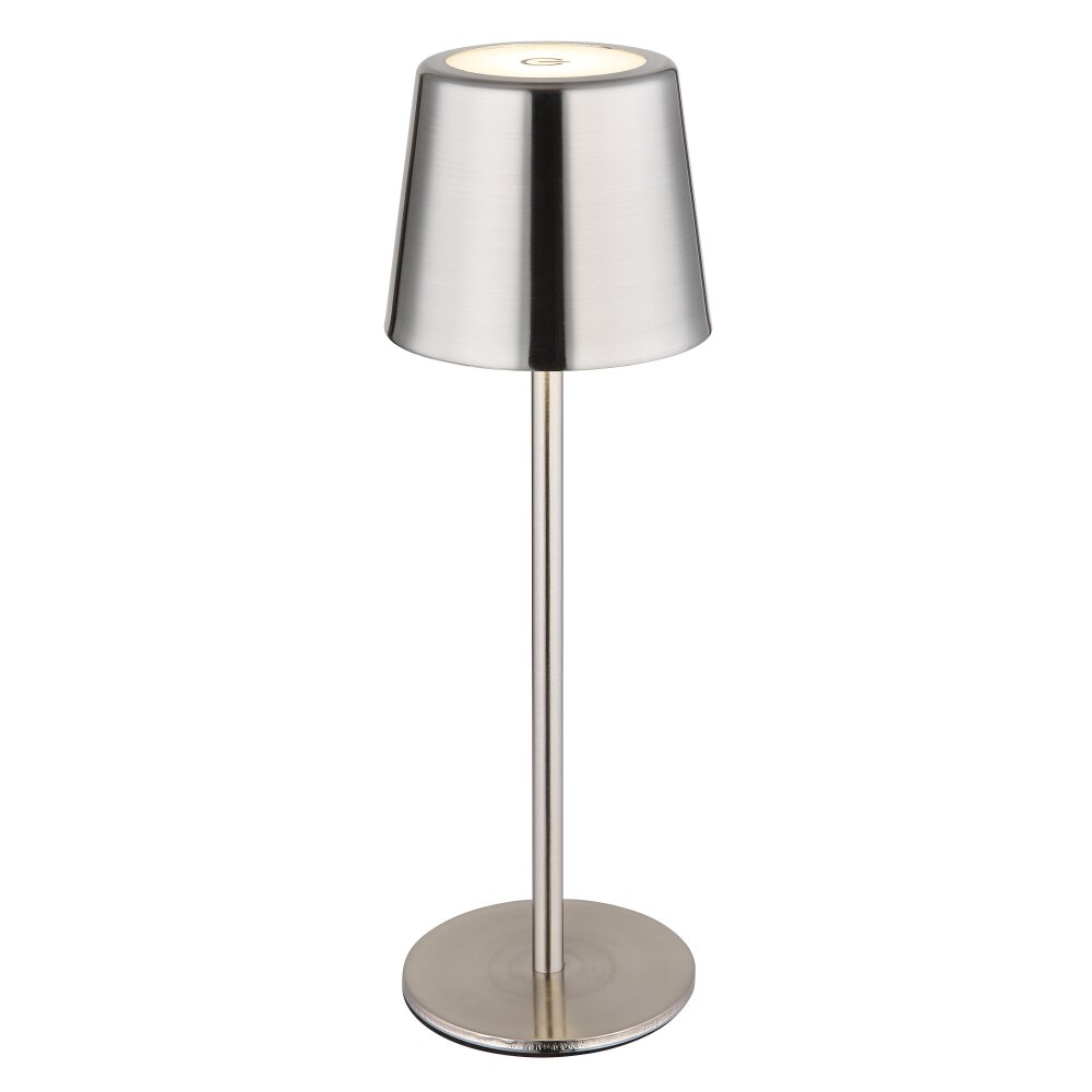 Oświetlenie Globo Vancouver Lampa stołowa LED Nikiel matowy, 1-punktowy main product photo