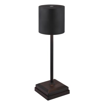 Oświetlenie Globo Dixon Lampa stołowa LED Czarny, 1-punktowy