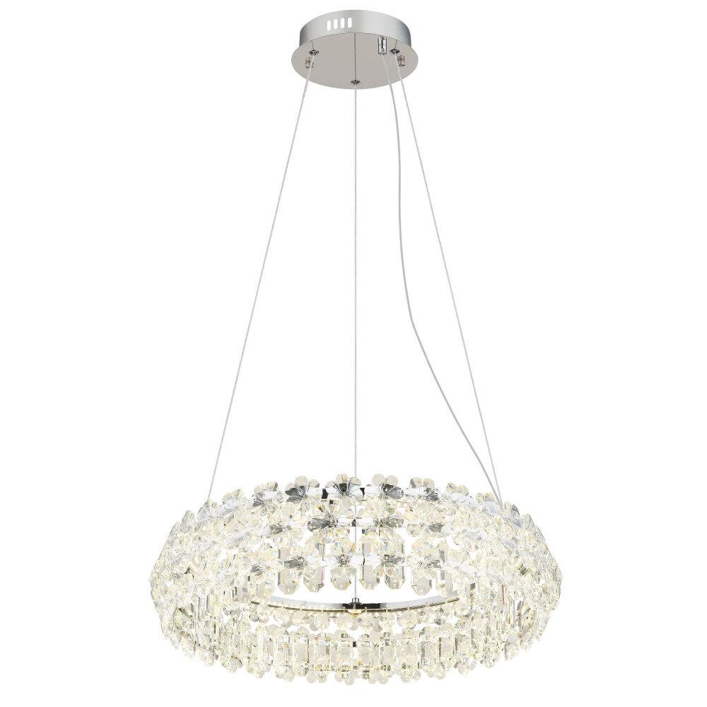 Oświetlenie Globo Diann Lampa wisząca LED Chrom, 1-punktowy main product photo