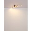 Oświetlenie Globo Dakari Lampa sufitowa LED Ecru, Czarny, 1-punktowy