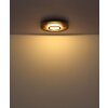 Oświetlenie Globo Woody Lampa sufitowa LED Ecru, Czarny, 1-punktowy
