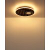 Oświetlenie Globo Woody Lampa sufitowa LED Ecru, Czarny, 1-punktowy