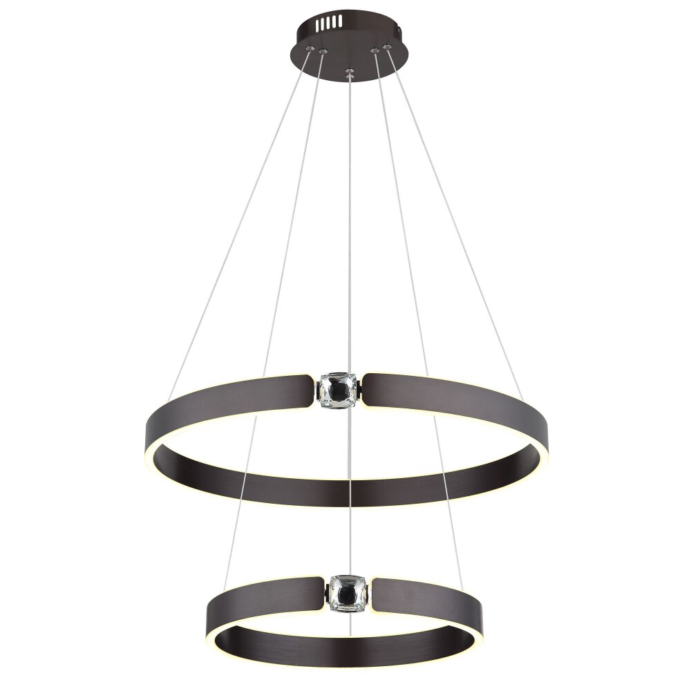 Oświetlenie Globo Hendricks Lampa wisząca LED Brązowy, 1-punktowy main product photo