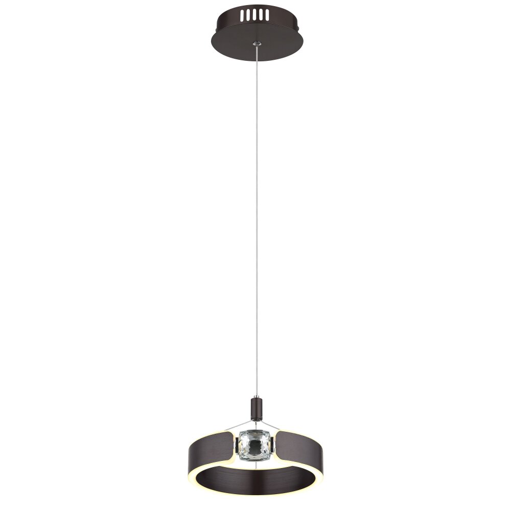 Oświetlenie Globo Hendricks Lampa wisząca LED Brązowy, 1-punktowy main product photo