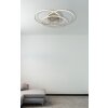 Oświetlenie Globo Kombos Lampa sufitowa LED Nikiel matowy, 1-punktowy