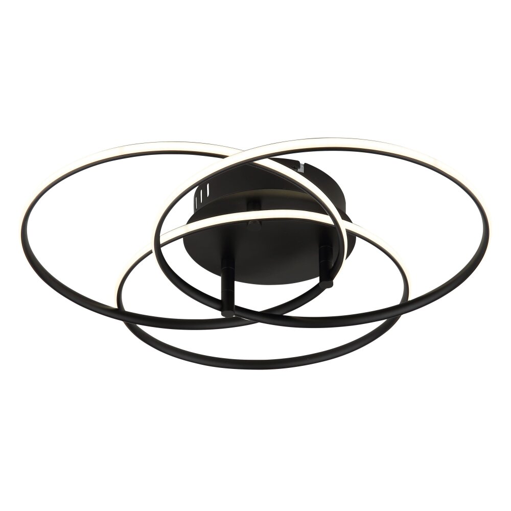 Oświetlenie Globo Kombos Lampa sufitowa LED Czarny, 1-punktowy main product photo