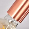 Tulla Lampa Sufitowa Miedź, Czarny, 3-punktowe
