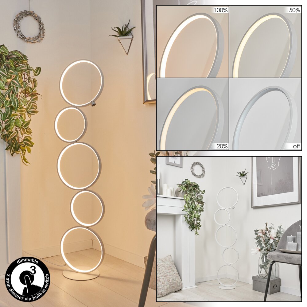 Kermoguen Lampa Stojąca LED Biały, 1-punktowy main product photo