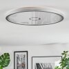 Simonstorp Lampa sufitowa, Panel LED Srebrny, Biały, 1-punktowy