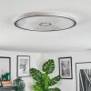 Simonstorp Lampa sufitowa, Panel LED Srebrny, Biały, 1-punktowy