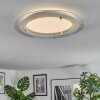 Ipres Lampa sufitowa, Panel LED Srebrny, Biały, 1-punktowy