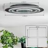 Lidor Lampa sufitowa LED Czarny, 1-punktowy
