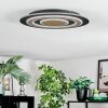 Lidor Lampa sufitowa LED Czarny, 1-punktowy