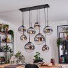 Gastor Lampa wisząca, Kula świetlna, Lampa wisząca Chrom, Przezroczysty, Przydymiony, 8-punktowe