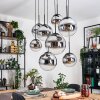 Gastor Lampa wisząca, Kula świetlna, Lampa wisząca Chrom, Przezroczysty, Przydymiony, 8-punktowe