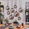 Gastor Lampa wisząca, Kula świetlna, Lampa wisząca Chrom, Przydymiony, 8-punktowe