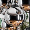 Gastor Lampa wisząca, Kula świetlna, Lampa wisząca Chrom, Przydymiony, 8-punktowe