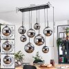 Gastor Lampa wisząca, Kula świetlna, Lampa wisząca Chrom, Przydymiony, 8-punktowe