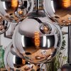 Gastor Lampa wisząca, Kula świetlna, Lampa wisząca Chrom, Przydymiony, 8-punktowe