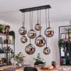 Gastor Lampa wisząca, Kula świetlna, Lampa wisząca Chrom, Przydymiony, 8-punktowe