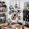 Gastor Lampa wisząca, Kula świetlna, Lampa wisząca Chrom, Przydymiony, 8-punktowe