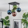 Gastor Lampa sufitowa, Kula świetlna Niebeieski, Zielony, W kolorze miedzi, 5-punktowe