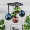 Gastor Lampa sufitowa, Kula świetlna Niebeieski, Zielony, W kolorze miedzi, 5-punktowe