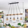 Koyoto Lampa wisząca, Kula świetlna, Lampa wisząca Ecru, Czarny, 5-punktowe