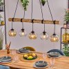 Koyoto Lampa wisząca, Kula świetlna, Lampa wisząca Ecru, Czarny, 5-punktowe