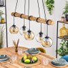 Koyoto Lampa wisząca, Kula świetlna, Lampa wisząca Ecru, Czarny, 5-punktowe
