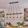Koyoto lampa wisząca, kula świetlna, lampa wisząca kolory naturalne, czarny, 5-punktowe