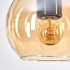 Koyoto lampa wisząca, kula świetlna, lampa wisząca kolory naturalne, czarny, 5-punktowe