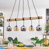 Koyoto lampa wisząca, kula świetlna, lampa wisząca kolory naturalne, czarny, 5-punktowe