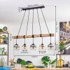 Koyoto Lampa wisząca, Kula świetlna, Lampa wisząca Ecru, Czarny, 5-punktowe