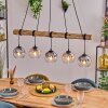 Koyoto Lampa wisząca, Kula świetlna, Lampa wisząca Ecru, Czarny, 5-punktowe