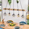 Koyoto lampa wisząca, kula świetlna, lampa wisząca kolory naturalne, czarny, 5-punktowe