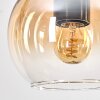 Koyoto lampa wisząca, kula świetlna, lampa wisząca kolory naturalne, czarny, 5-punktowe