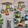 Koyoto Lampa sufitowa, Kula świetlna 37 cm Niebeieski, Zielony, W kolorze miedzi, 5-punktowe