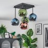 Koyoto Lampa sufitowa, Kula świetlna 37 cm Niebeieski, Zielony, W kolorze miedzi, 5-punktowe
