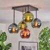Koyoto Lampa sufitowa, Kula świetlna 37 cm Niebeieski, Zielony, W kolorze miedzi, 5-punktowe