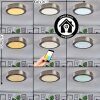 Omaro Lampa sufitowa, Panel LED Nikiel matowy, 1-punktowy