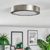 Omaro Lampa sufitowa, Panel LED Nikiel matowy, 1-punktowy